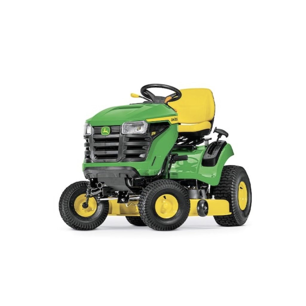 John Deere S110 42" Tractor Lawn Mower provided by Greater West Outdoor Power Equipment & Hire