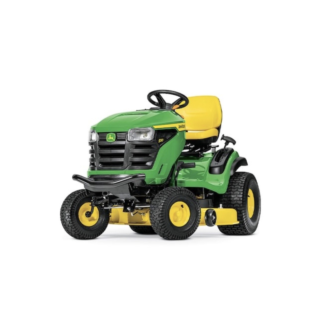 John Deere S130 42" Tractor Lawn Mower provided by Greater West Outdoor Power Equipment & Hire